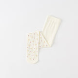 Dave&Bella Toddler Girls Summer Beige Butterfly Footed Tights Leggings