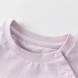 Dave&Bella Baby Girls/Boys Summer Cute Multi-color Short-sleeved Loose Rompers