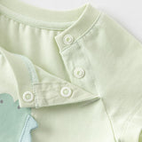 Dave&Bella Baby Girls/Boys Summer Cute Multi-color Short-sleeved Loose Rompers