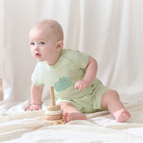 Dave&Bella Baby Girls/Boys Summer Cute Multi-color Short-sleeved Loose Rompers