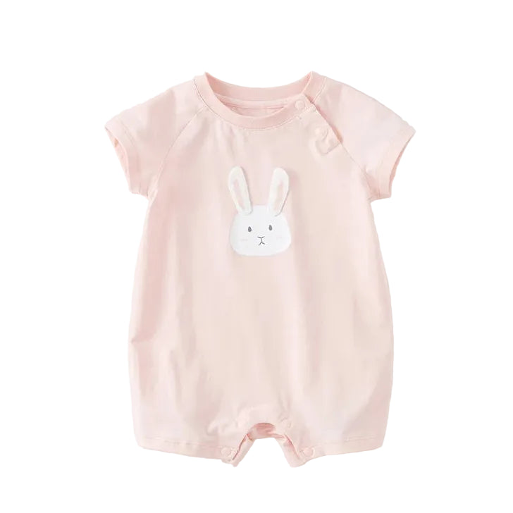 Dave&Bella Baby Girls/Boys Summer Cute Multi-color Short-sleeved Loose Rompers