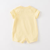 Dave&Bella Baby Girls/Boys Summer Cute Multi-color Short-sleeved Loose Rompers