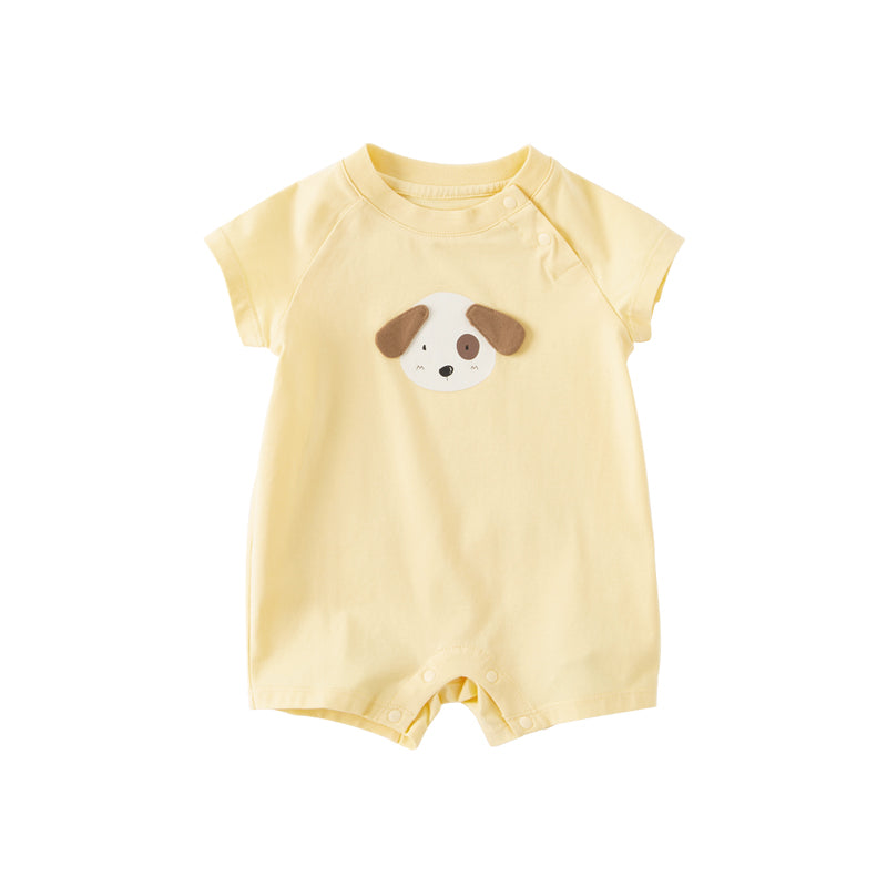 Dave&Bella Baby Girls/Boys Summer Cute Multi-color Short-sleeved Loose Rompers