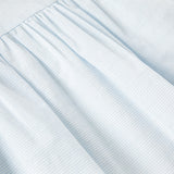 Dave&Bella Toddler Girls Summer Blue White Striped Breathable Cotton Preppy Dress