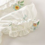 Dave&Bella Toddler Girls Summer Cute Floral Print Doll Collar Party Dress