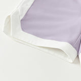 Dave&Bella Toddler Boys Summer Blue/Purple Outdoor Soft Moisture-wicking Outfit Sets