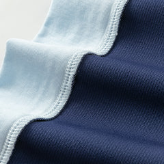 Dave&Bella Toddler Boys Summer Blue/Purple Outdoor Soft Moisture-wicking Outfit Sets