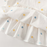 Dave&Bella Toddler Girls Summer Cotton Adorable Short Sleeve T-shirt Short Pant Sets