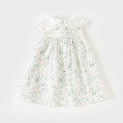 Dave&Bella Summer Toddler Girls Sleeveless Floral Princess Dress