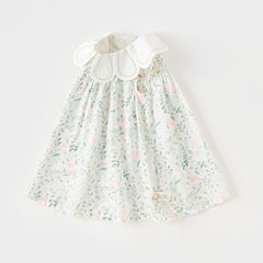 Dave&Bella Summer Toddler Girls Sleeveless Floral Princess Dress