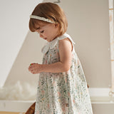 Dave&Bella Summer Toddler Girls Sleeveless Floral Princess Dress