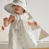 Dave&Bella Summer Toddler Girls Sleeveless Floral Princess Dress