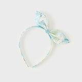 Dave&Bella Summer Toddler Girls Cotton Blue Floral Print Slip Dress