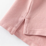 Dave&Bella Kids Girl Summer Purple/Pink Cotton Outdoor Polos