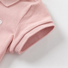 Dave&Bella Girl Summer Cotton Outdoor Polo T-Shirt