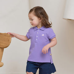 Dave&Bella Girl Summer Cotton Outdoor Polo T-Shirt