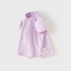 Baby Girl Cotton Polo T-Shirt