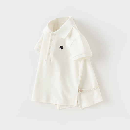 Baby Girl Cotton Polo T-Shirt