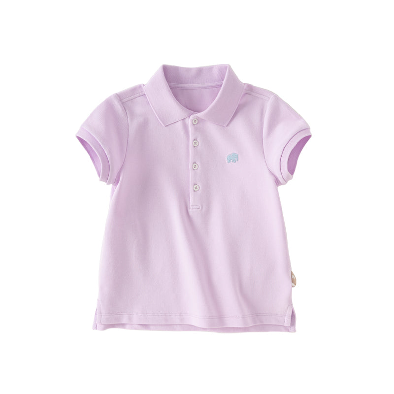 Dave&Bella Girl Summer Cotton Outdoor Polo T-Shirt