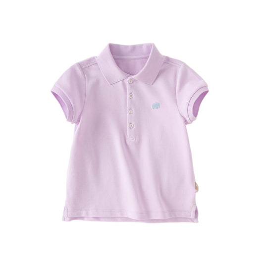 Dave&Bella Girl Summer Cotton Outdoor Polo T-Shirt
