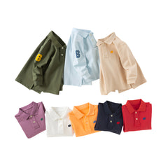 Dave&Bella Boys Summer Cotton Classic  Polo T-Shirt with 7 Color Choices