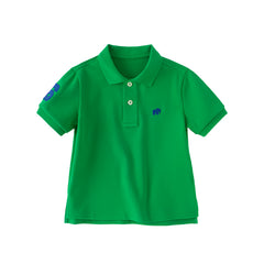 Dave&Bella Boys Summer Cotton Classic  Polo T-Shirt with 7 Color Choices