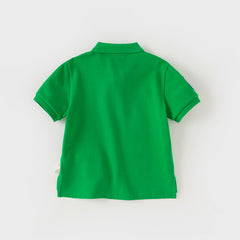 Dave&Bella Boys Summer Cotton Classic  Polo T-Shirt with 7 Color Choices