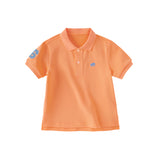 Dave&Bella Kids Boys Summer Multi-color Soft Cotton Classic Short Sleeve Polos