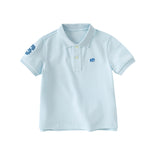 Dave&Bella Kids Boys Summer Multi-color Soft Cotton Classic Short Sleeve Polos