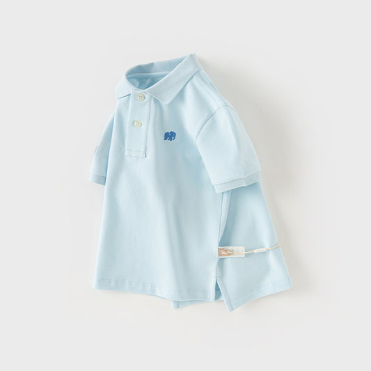 Dave&Bella Boys Cotton Polo T-Shirt Summer Short Sleeve