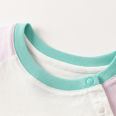 Dave&Bella Girls/Boys Summer Cotton Cartoon Print Casual T-shirt Top