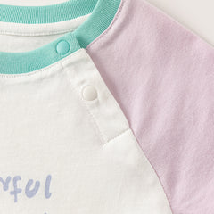 Dave&Bella Girls/Boys Summer Cotton Cartoon Print Casual T-shirt Top