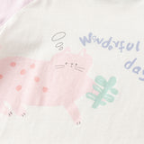 Dave&Bella Toddler Girls/Boys Summer Cotton Cartoon Print Casual T-shirt Top