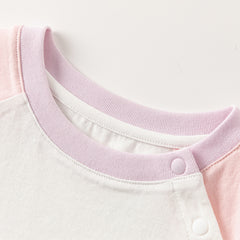Dave&Bella Girls/Boys Summer Cotton Cartoon Print Casual T-shirt Top