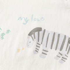 Dave&Bella Girls/Boys Summer Cotton Cartoon Print Casual T-shirt Top