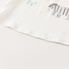 Dave&Bella Girls/Boys Summer Cotton Cartoon Print Casual T-shirt Top