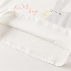 Dave&Bella Girls/Boys Summer Cotton Cartoon Print Casual T-shirt Top