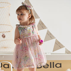 Summer Sleeveless Floral Princess Dress