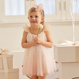 Dave&Bella Girls Summer Gradient Pink Sleeveless Sweet Princess Dress