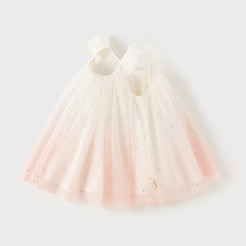 Dave&Bella Girls Summer Gradient Pink Sleeveless Sweet Princess Dress