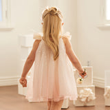 Dave&Bella Girls Summer Gradient Pink Sleeveless Sweet Princess Dress