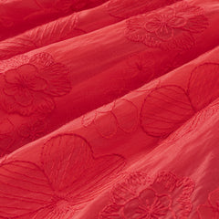 Dave&Bella Girls Summer Red Sleeveless Elegance Princess Dress