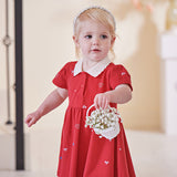 Dave&Bella Girls Short Sleeve Cotton Polo Dress