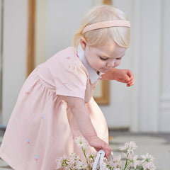 Dave & Bella Girl's Polo Princess Dress-Pink