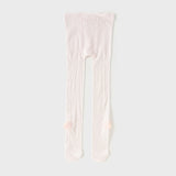 Dave&Bella Kids Girls Summer Cute Light Pink/Beige Footed Tights Leggings