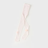 Dave&Bella Kids Girls Summer Cute Light Pink/Beige Footed Tights Leggings