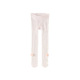 Dave&Bella Kids Girls Summer Cute Light Pink/Beige Footed Tights Leggings