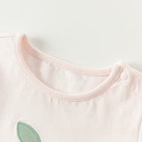 Dave&Bella Toddler Girls Summer Pink Cotton T-Shirts