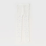 Dave&Bella Toddler Girls Summer Butterfly Print White Footed Tights Leggings