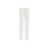 Dave&Bella Toddler Girls Summer Butterfly Print White Footed Tights Leggings